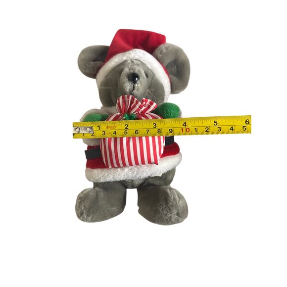 1986 Dakin Mr & Mrs Santa Mouse Plush Set w/ Original Tags Vintage Korea - Picture 11 of 16